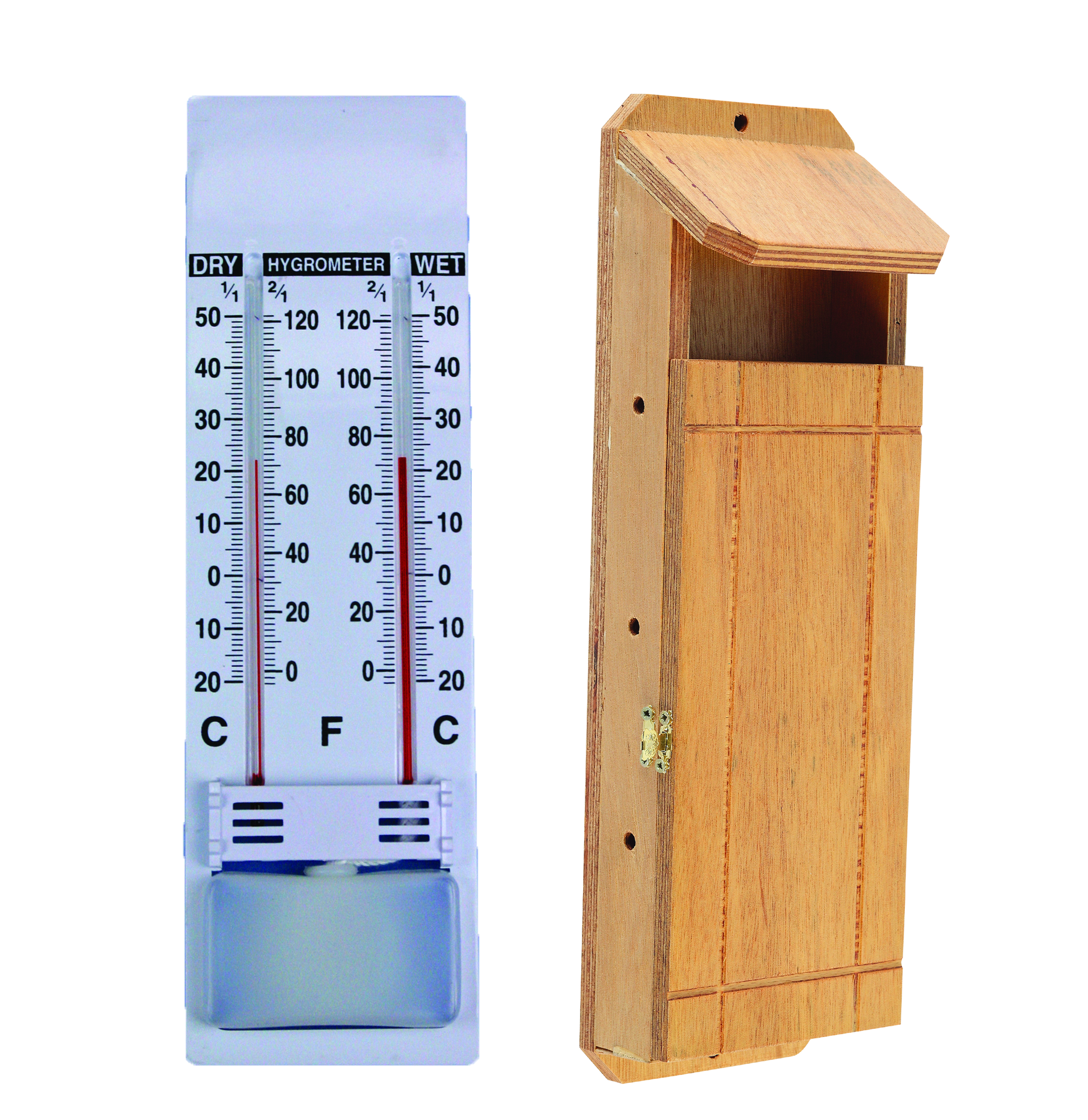 Dry - Wet Thermometer and Box